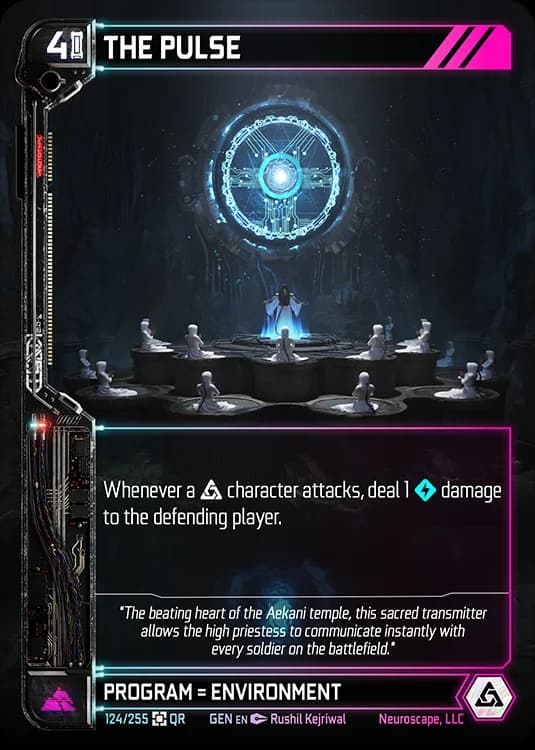 THE PULSE - Genesis - Kickstarter Edition - NeuroScape TCG card