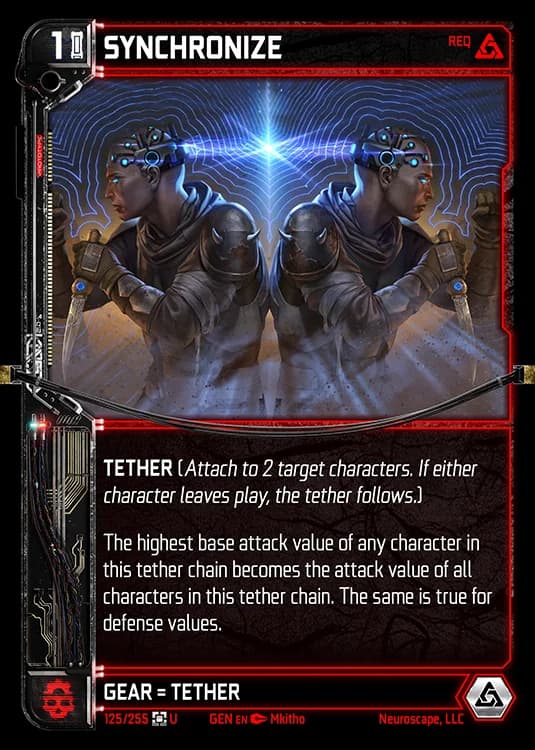SYNCHRONIZE - Genesis - Kickstarter Edition - NeuroScape TCG card
