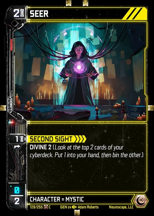 SEER - Genesis - Kickstarter Edition - NeuroScape TCG card