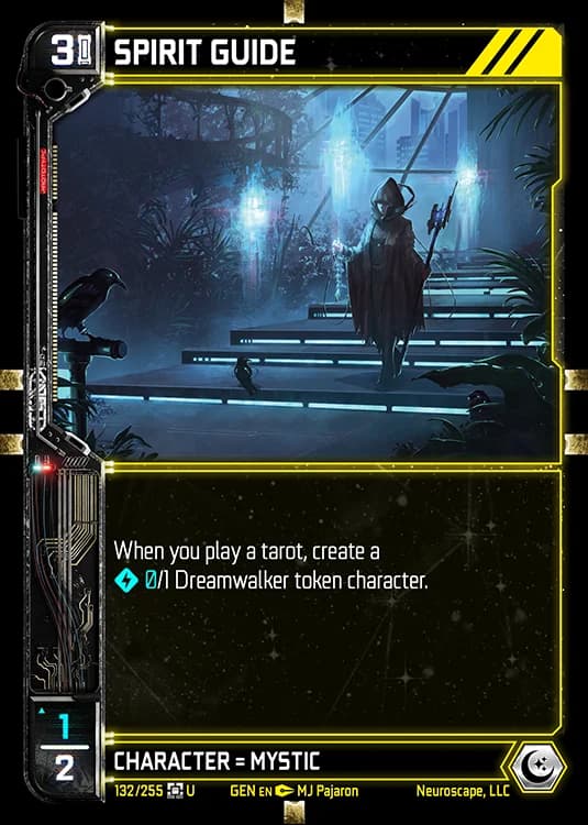 SPIRIT GUIDE - Genesis - Kickstarter Edition - NeuroScape TCG card
