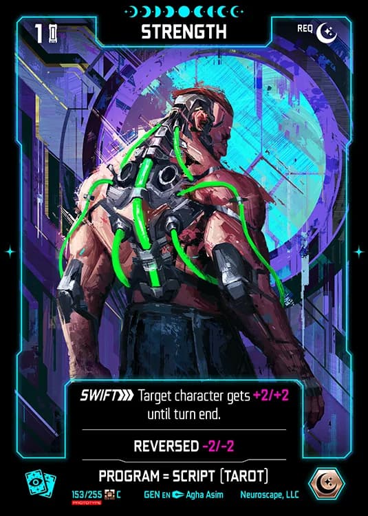 STRENGTH - Genesis - Kickstarter Edition - NeuroScape TCG card