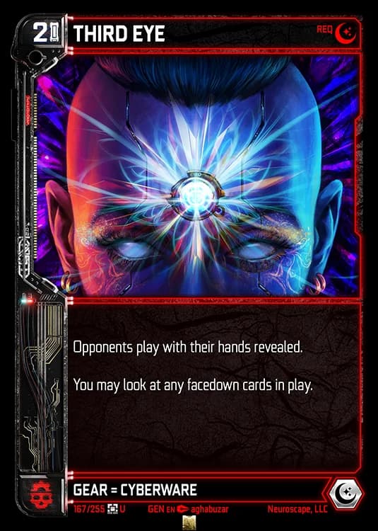 THIRD EYE - Genesis - Kickstarter Edition - NeuroScape TCG card