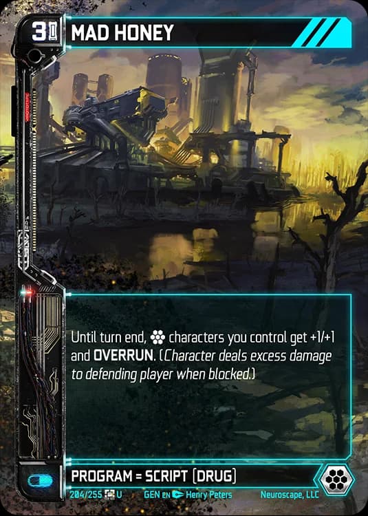 MAD HONEY - Genesis - Kickstarter Edition - NeuroScape TCG card