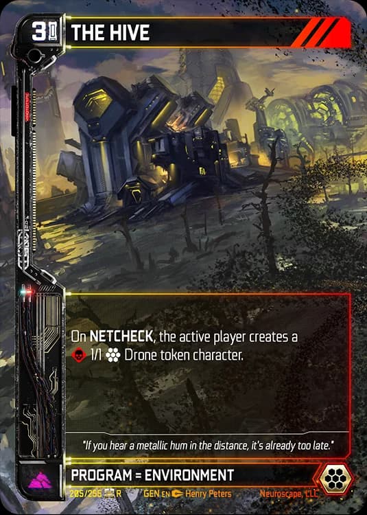 THE HIVE - Genesis - Kickstarter Edition - NeuroScape TCG card