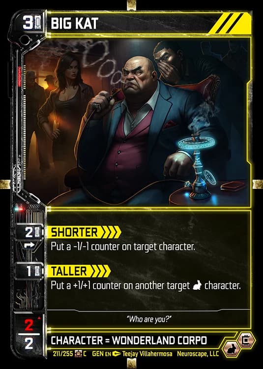 BIG KAT - Genesis - Kickstarter Edition - NeuroScape TCG card