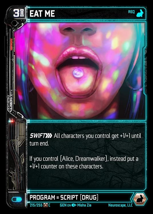 EAT ME - Genesis - Kickstarter Edition - NeuroScape TCG card