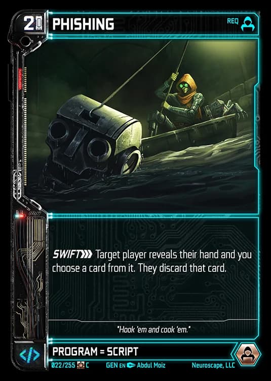 PHISHING - Genesis - Kickstarter Edition - NeuroScape TCG card