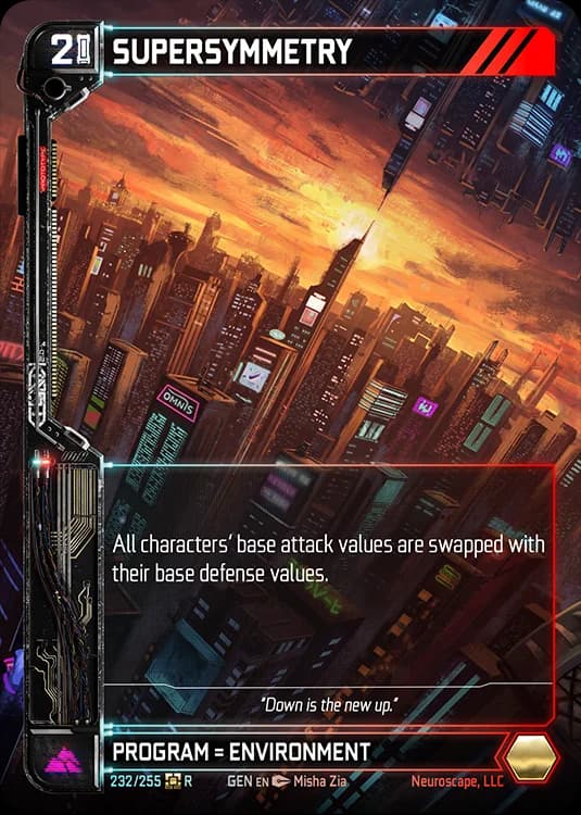 SUPERSYMMETRY - Genesis - Kickstarter Edition - NeuroScape TCG card
