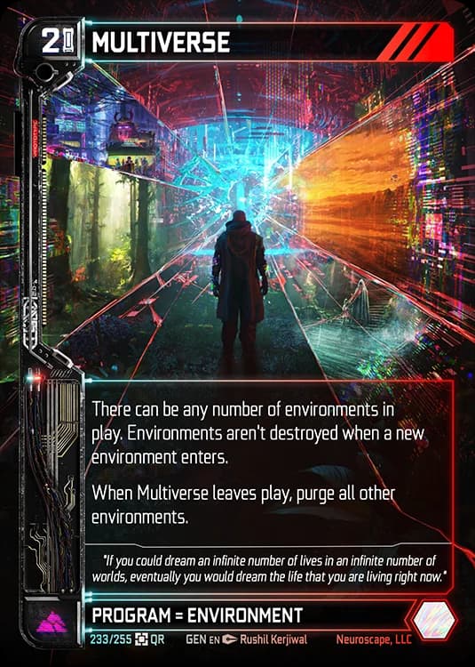 MULTIVERSE - Genesis - Kickstarter Edition - NeuroScape TCG card