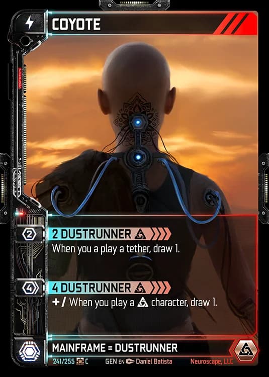 COYOTE - Genesis - Kickstarter Edition - NeuroScape TCG card