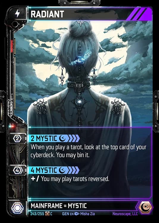 RADIANT - Genesis - Kickstarter Edition - NeuroScape TCG card