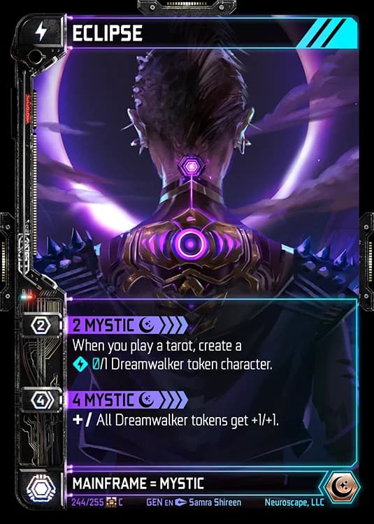 ECLIPSE - Genesis - Kickstarter Edition - NeuroScape TCG card