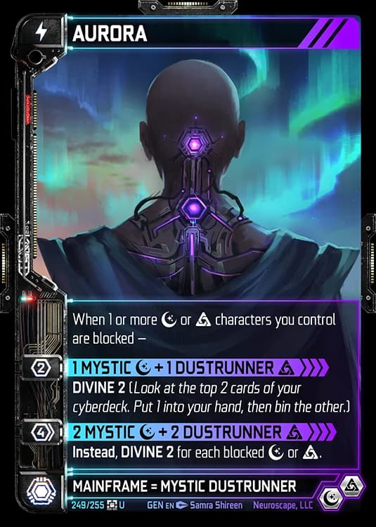 AURORA - Genesis - Kickstarter Edition - NeuroScape TCG card