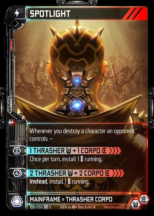 SPOTLIGHT - Genesis - Kickstarter Edition - NeuroScape TCG card