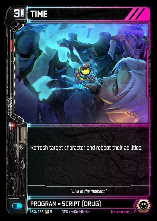TIME - Genesis - Kickstarter Edition - NeuroScape TCG card