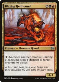 Blazing Hellhound - Magic Origins - Magic: The Gathering card