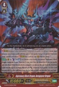Supremacy Black Dragon, Aurageyser Dragon - G-BT03: Sovereign Star Dragon - Cardfight Vanguard card