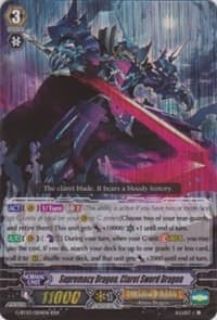 Supremacy Dragon, Claret Sword Dragon - G-BT03: Sovereign Star Dragon - Cardfight Vanguard card