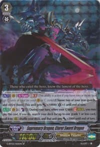 Supremacy Dragon, Claret Sword Dragon (SP) - G-BT03: Sovereign Star Dragon - Cardfight Vanguard card