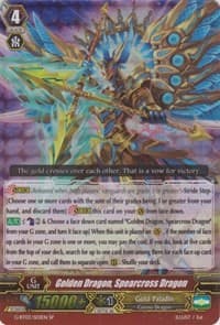 Golden Dragon, Spearcross Dragon (SP) - G-BT03: Sovereign Star Dragon - Cardfight Vanguard card