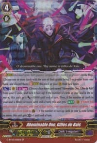 Abominable One, Gilles de Rais (SP) - G-BT03: Sovereign Star Dragon - Cardfight Vanguard card
