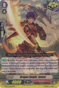Dragon Knight, Jannat - G-BT03: Sovereign Star Dragon - Cardfight Vanguard card