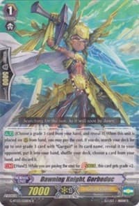 Dawning Knight, Gorboduc - G-BT03: Sovereign Star Dragon - Cardfight Vanguard card