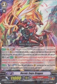 Heroic Saga Dragon - G-BT03: Sovereign Star Dragon - Cardfight Vanguard card