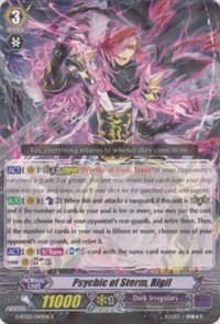 Psychic of Storm, Rigil - G-BT03: Sovereign Star Dragon - Cardfight Vanguard card