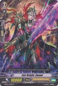 Fair Knight, Gwawl - G-BT03: Sovereign Star Dragon - Cardfight Vanguard card