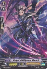 Knight of Diligence, Mazorif - G-BT03: Sovereign Star Dragon - Cardfight Vanguard card