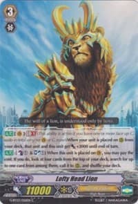 Lofty Head Lion - G-BT03: Sovereign Star Dragon - Cardfight Vanguard card
