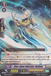 After-glow Liberator, Belinus - G-BT03: Sovereign Star Dragon - Cardfight Vanguard card