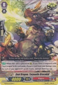 Seal Dragon, Tarpaulin Dracokid - G-BT03: Sovereign Star Dragon - Cardfight Vanguard card