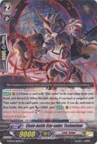 Chain-battle Star-vader, Technetium - G-BT03: Sovereign Star Dragon - Cardfight Vanguard card