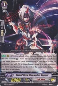 Sword Draw Star-vader, Vorium - G-BT03: Sovereign Star Dragon - Cardfight Vanguard card
