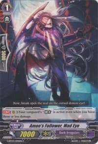 Amon's Follower, Mad Eye - G-BT03: Sovereign Star Dragon - Cardfight Vanguard card