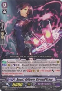 Amon's Follower, Barmaid Grace - G-BT03: Sovereign Star Dragon - Cardfight Vanguard card