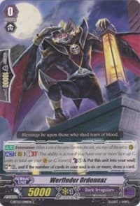 Werfleder Ordonnaz - G-BT03: Sovereign Star Dragon - Cardfight Vanguard card