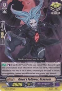 Amon's Follower, Grausam - G-BT03: Sovereign Star Dragon - Cardfight Vanguard card