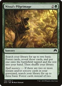 Nissa's Pilgrimage - Magic Origins - Magic: The Gathering card