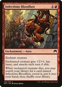 Infectious Bloodlust - Magic Origins - Magic: The Gathering card