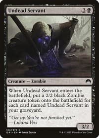 Undead Servant - Magic Origins - Magic: The Gathering card