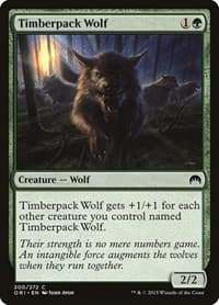 Timberpack Wolf - Magic Origins - Magic: The Gathering card