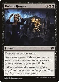 Unholy Hunger - Magic Origins - Magic: The Gathering card