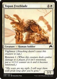 Topan Freeblade - Magic Origins - Magic: The Gathering card
