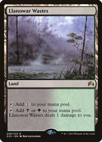 Llanowar Wastes - Magic Origins - Magic: The Gathering card