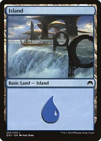 Island (257) - Magic Origins - Magic: The Gathering card