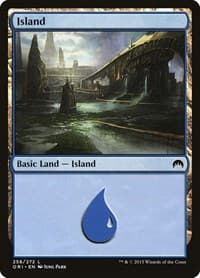 Island (258) - Magic Origins - Magic: The Gathering card