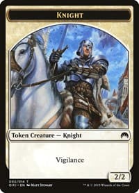 Knight Token - Magic Origins - Magic: The Gathering card